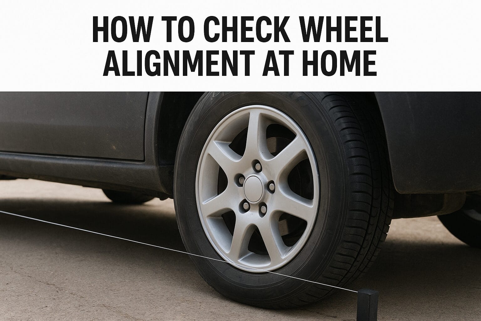 How to Check Wheel Alignment at Home (Simple DIY Guide) - Ran When Parked